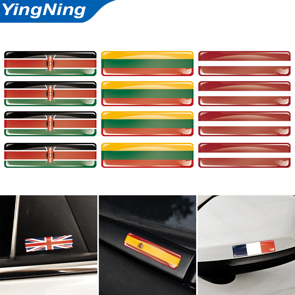 Laptop Accessories Kenya - Autocollants 3D en résine imperméable, drapeaux