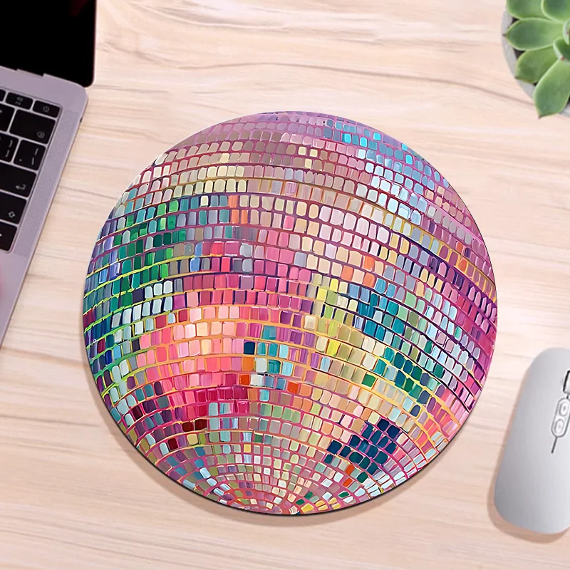 Laptop Accessories Productivity - Tapis de souris rond en caoutchouc