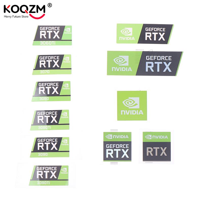 Laptop Accessories Productivity - Autocollant RTX 3090TI 3080TI 3070 3060,