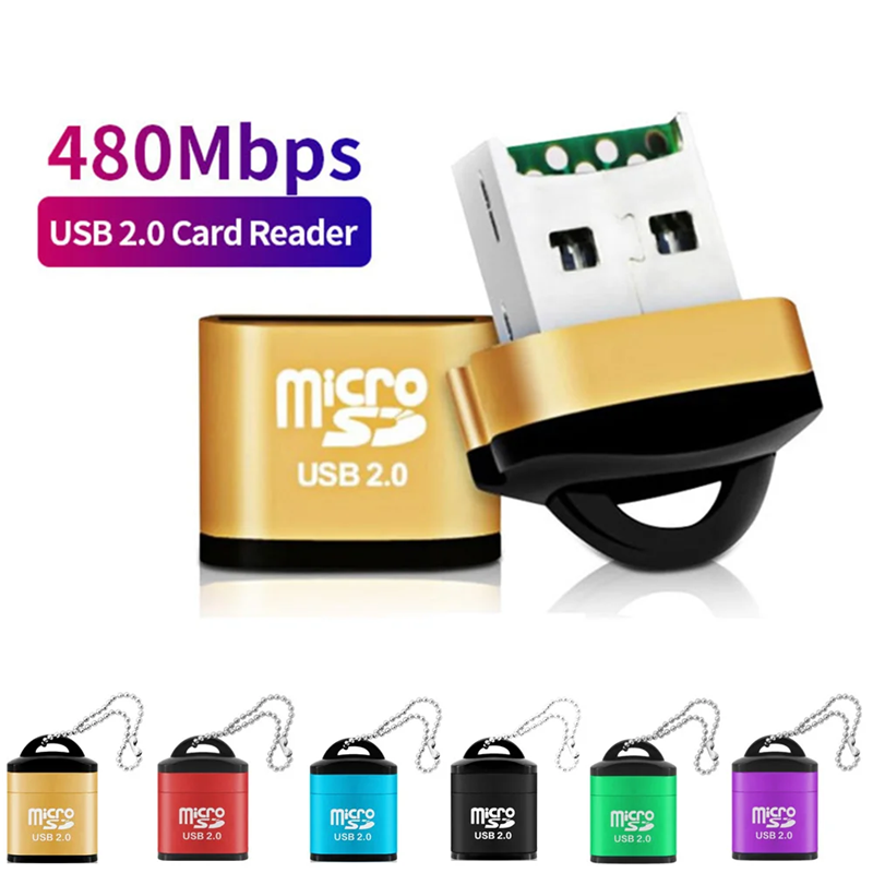 Laptop Accessories Productivity - Mini lecteur de carte mémoire USB