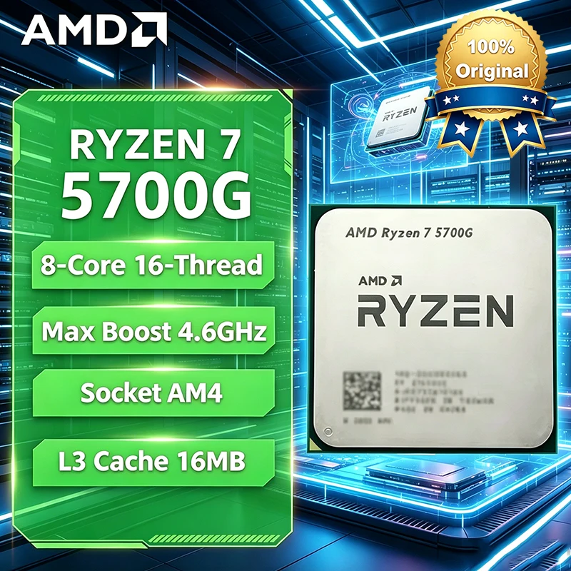 Amd Cpu Ryzen 7 - Processeur AMD Ryzen 7 5700G, processeur