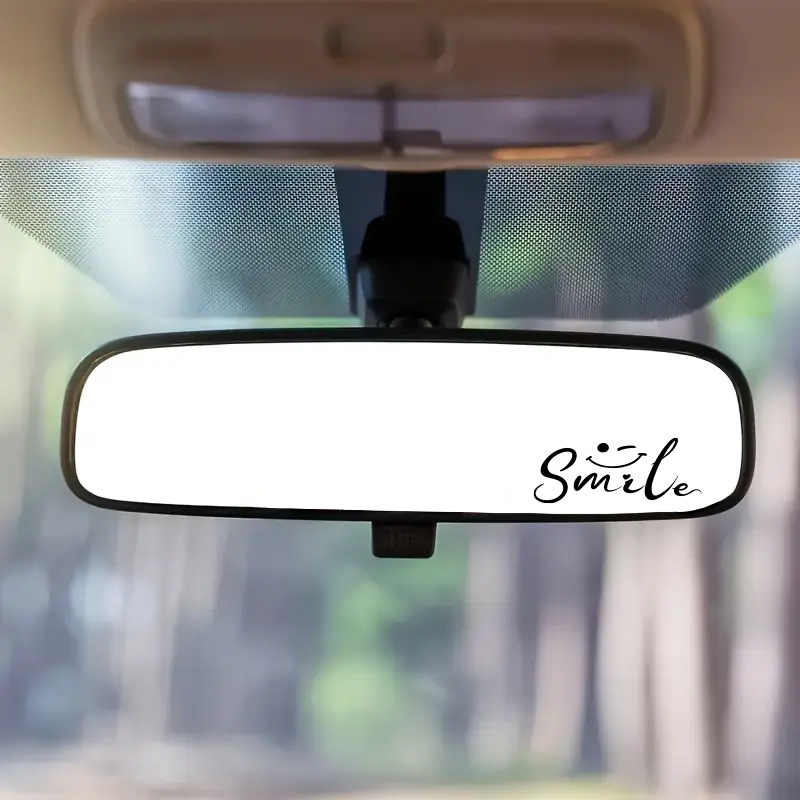 Laptop Accessories Gifts - Autocollant miroir visage souriant brillant, autocollant