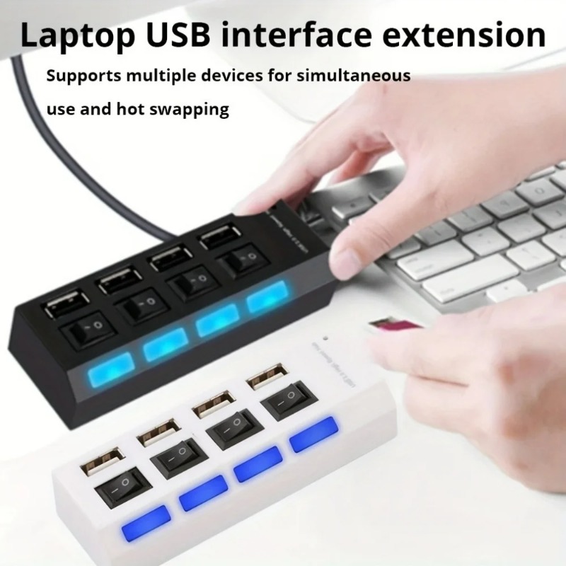 Hub USB 2.0 4/7 ports, adaptat - Laptop Accessories Productivity avis et prix
