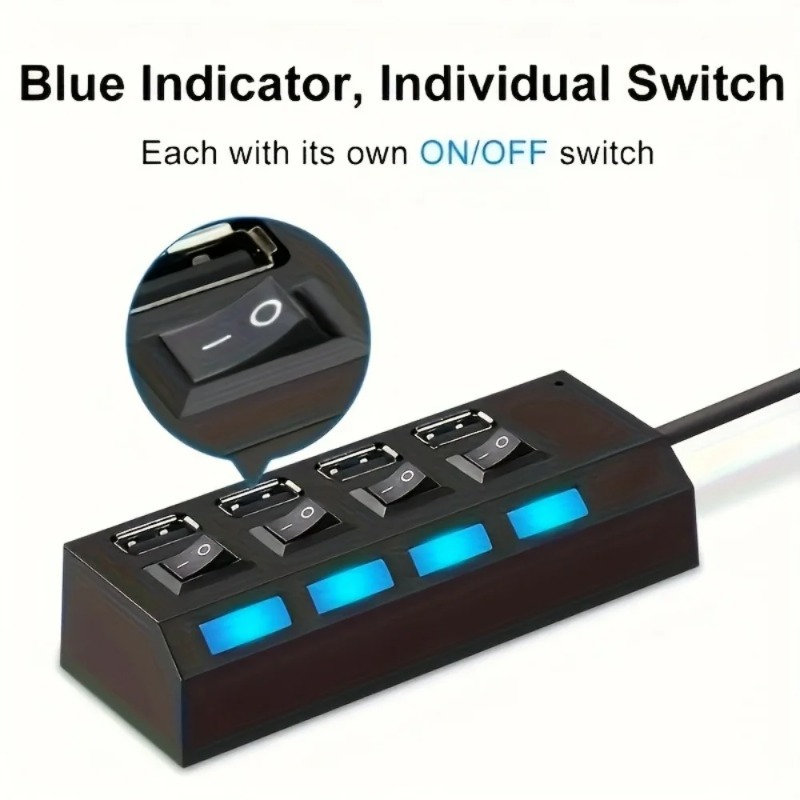 Hub USB 2.0 4/7 ports, adaptat - Laptop Accessories Productivity avis et prix