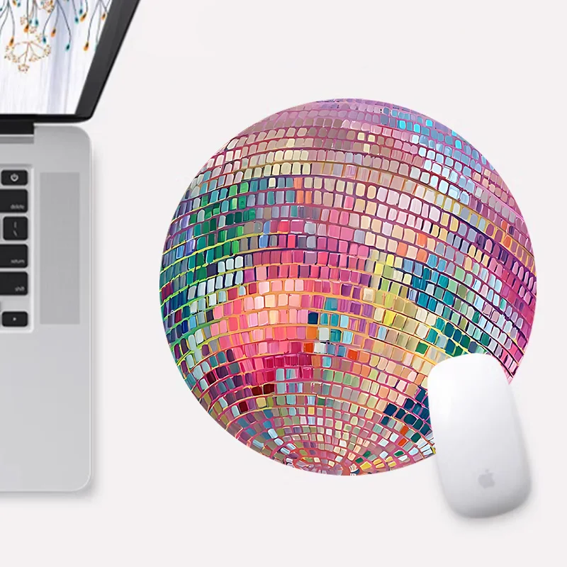 Tapis de souris rond en caoutc - Laptop Accessories Productivity avis et prix