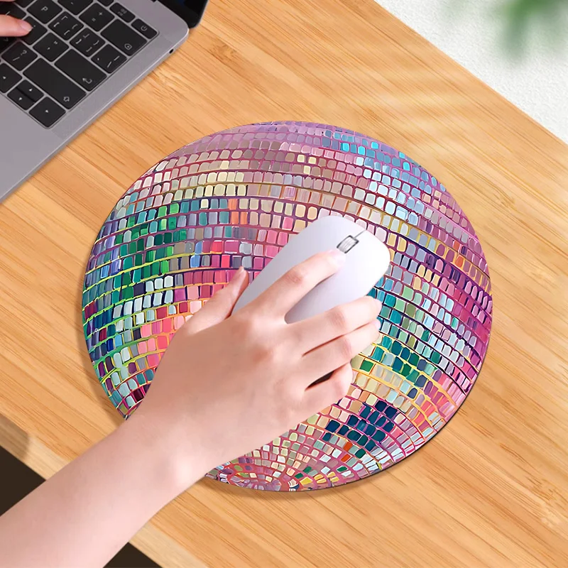 Tapis de souris rond en caoutc - Laptop Accessories Productivity avis et prix