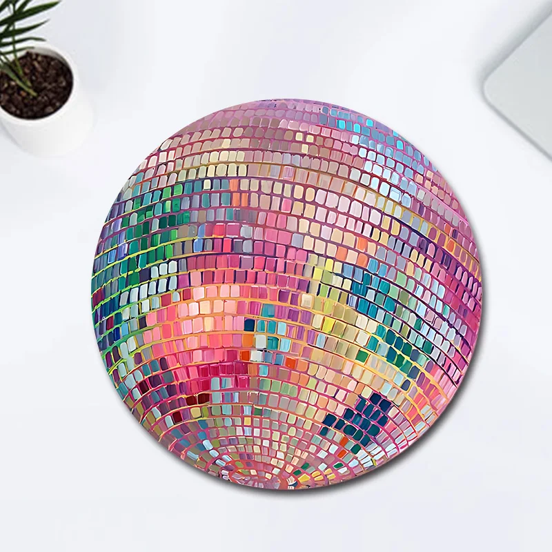 Tapis de souris rond en caoutc - Laptop Accessories Productivity avis et prix