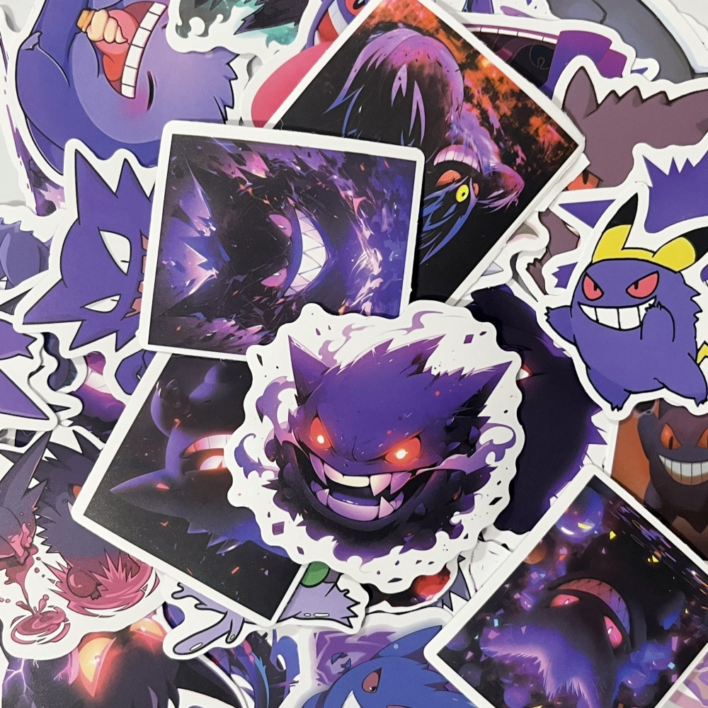 50-100 autocollants Gengar Ani - Laptop Accessories Gifts avis et prix