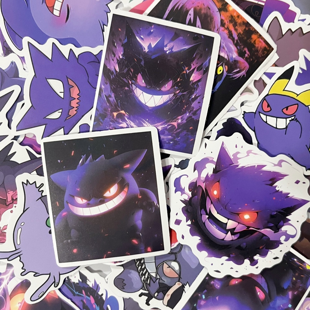 50-100 autocollants Gengar Ani - Laptop Accessories Gifts avis et prix