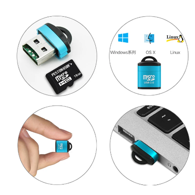 Mini lecteur de carte mémoire  - Laptop Accessories Productivity avis et prix