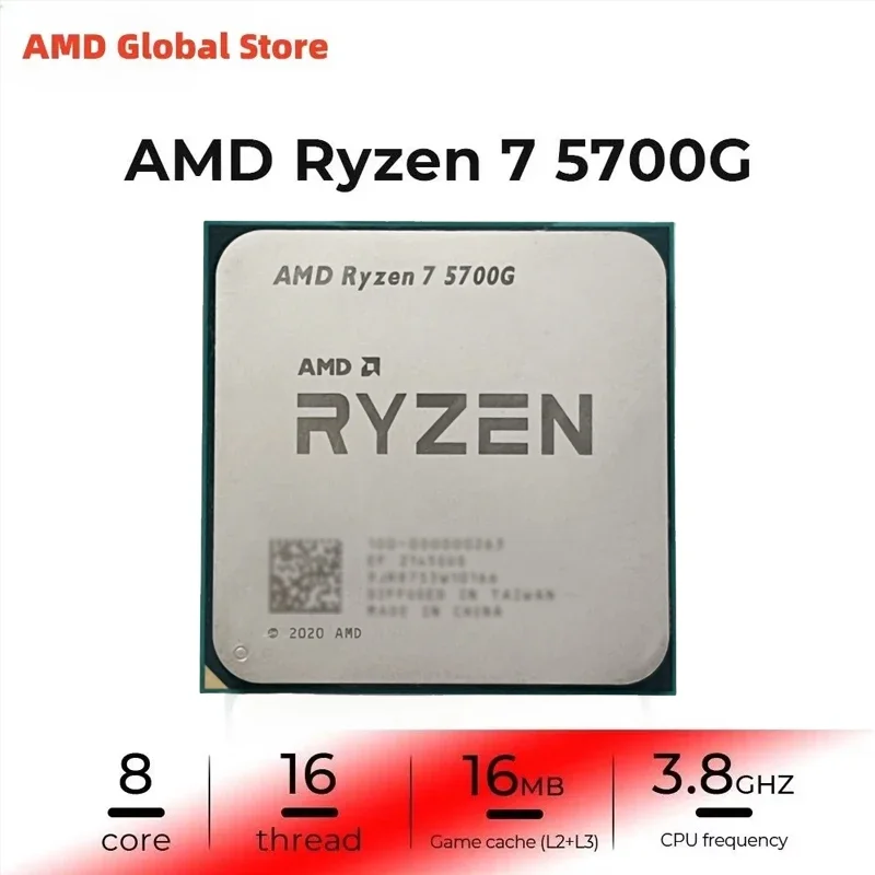 Processeur AMD Ryzen 7 5700G,  - Amd Cpu Ryzen 7 avis et prix