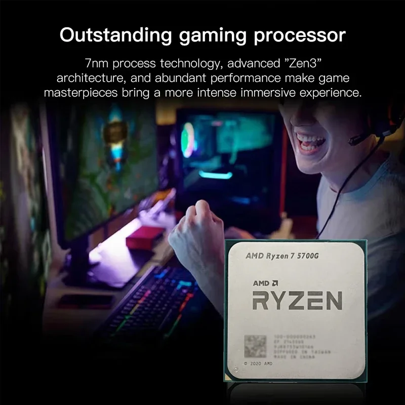 Processeur AMD Ryzen 7 5700G,  - Amd Cpu Ryzen 7 avis et prix