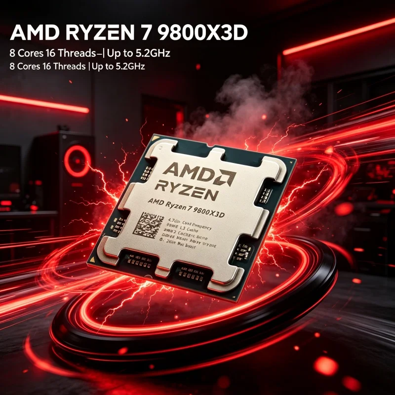 AMD Ryzen 7 9800X3D Processeur - Amd Cpu Ryzen 7 avis et prix