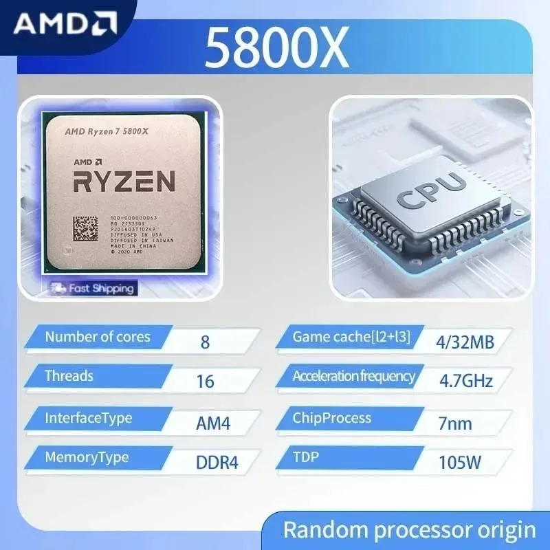 Socket AM4 2026 Nouveau AMD Ry - Amd Cpu Ryzen 7 avis et prix